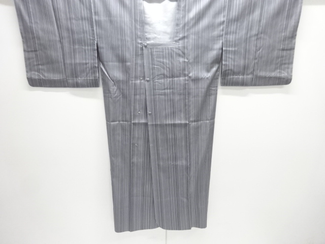 縞織り出し雨コート